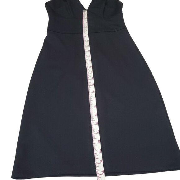 Express womens mini dress size XS/TP Black color adjustable straps lining - Picture 9 of 15